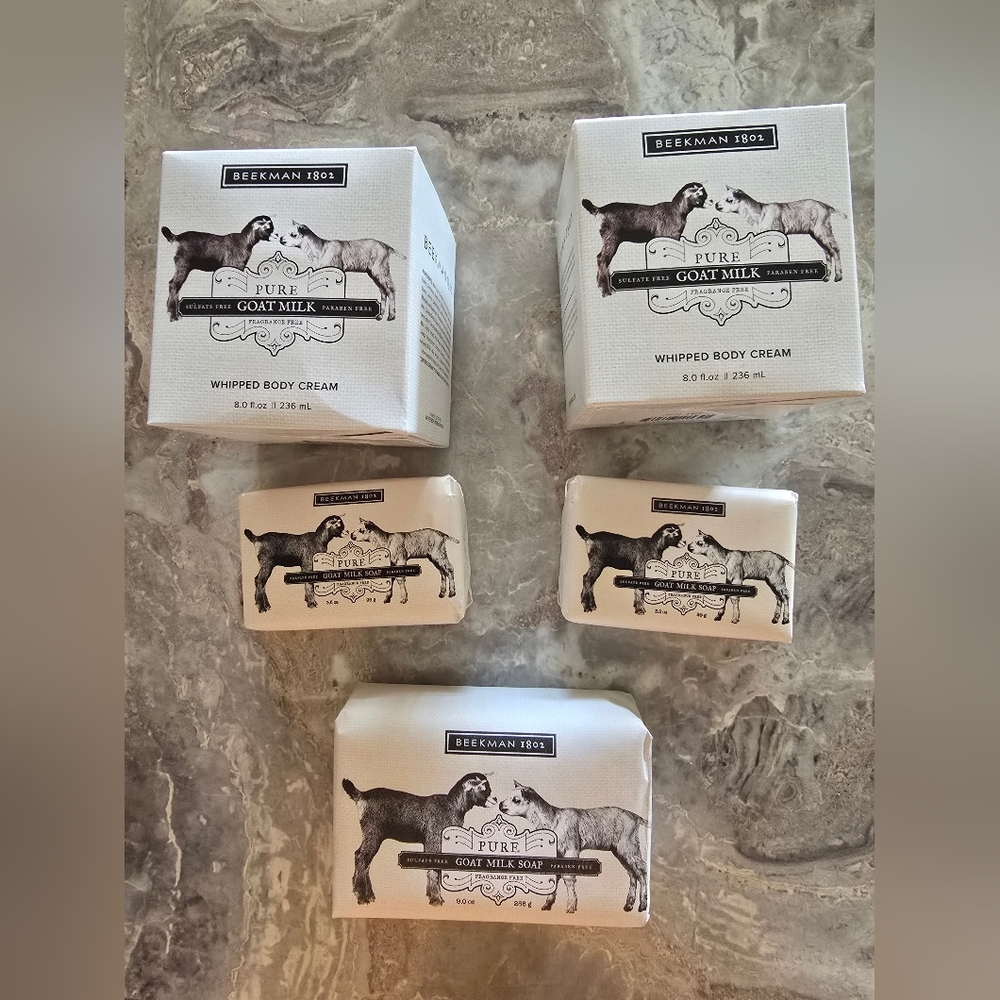 Beekman Goat Milk Body Cream And Soap